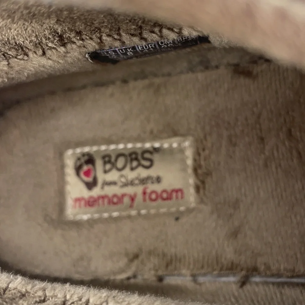 Skechers Womens BOBS Alpine - City Creek Winter Boots Brown Canvas Faux 11